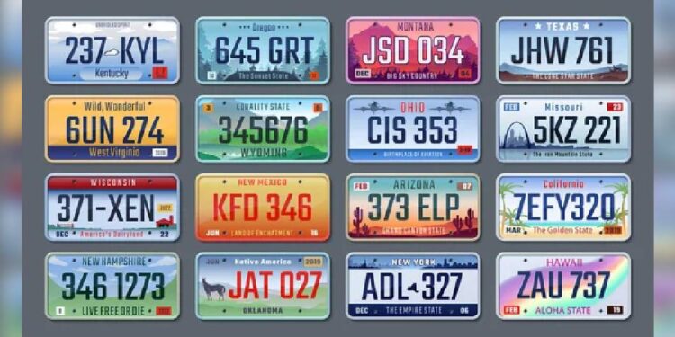 Tránsito Terrestre insta a conductores actualizar placas de letras azules y fondo blanco