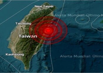 Nuevo terremoto de magnitud 6,3 se sintió en la costa este de Taiwán