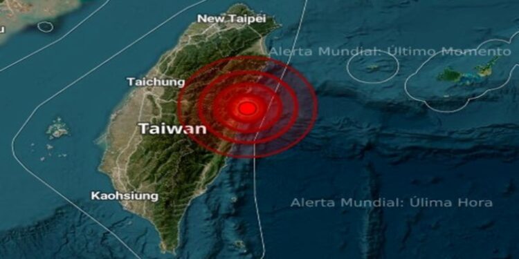 Nuevo terremoto de magnitud 6,3 se sintió en la costa este de Taiwán
