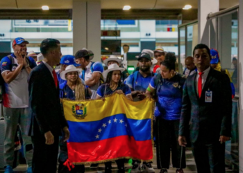 Arribó a Venezuela última avanzada de atletas que participaron en París 2024 (+Fotos)