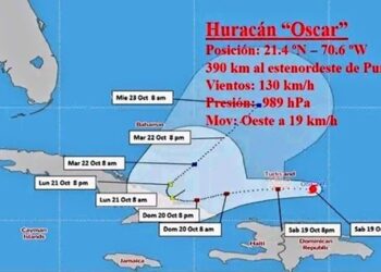 Tormenta tropical Oscar se convierte en décimo huracán de la temporada en el Caribe
