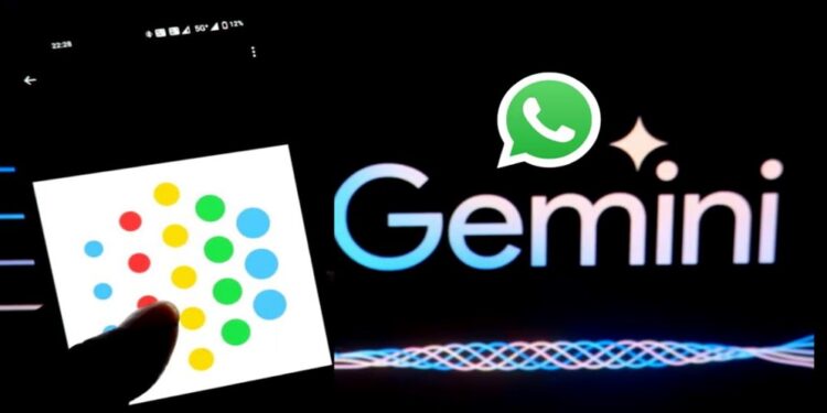 ¡En teléfonos Android! Gemini IA podría usarse con WhatsApp