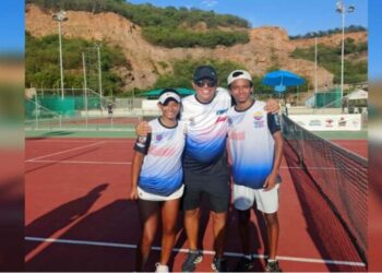 Medalla de bronce para Hernán y Fabiana Gamboa en Tenis en los Juegos Deportivos Nacionales Juveniles 2024