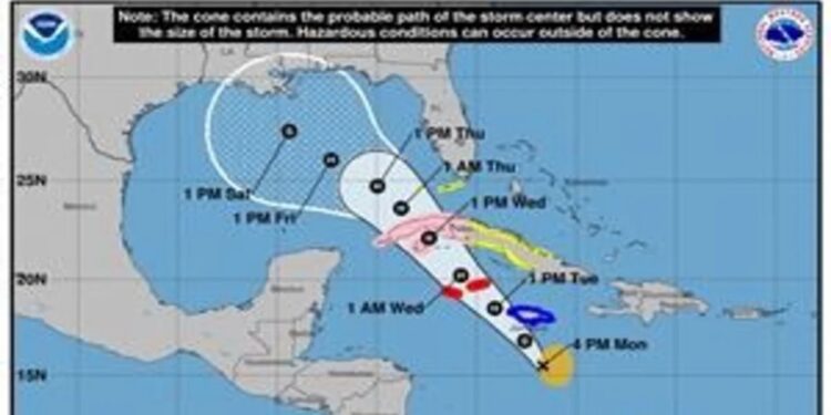 Tormenta Rafael podría convertirse en huracán ¡Alerta Cuba, Jamaica, Islas Caimán!