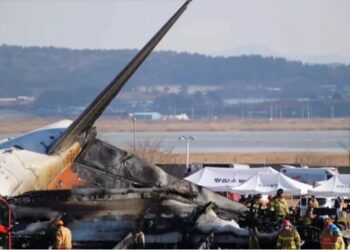 Vea la explosión del avión de pasajeros en Corea del Sur (+Video)
