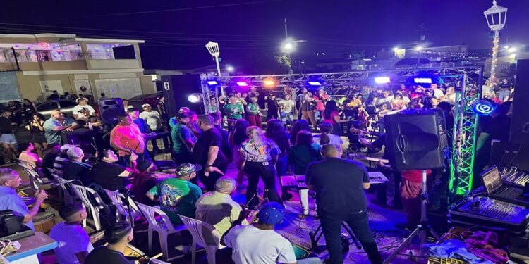 Núcleo vecinal de la Plaza Gaitero en Santa Rita realizó encendido de Navidad