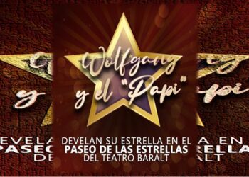 Wolfgang Romero y el Papi Zuleta se unen al Paseo de las Estrellas del Teatro Baralt