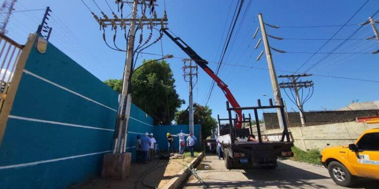 Refuerzan la operatividad de los circuitos de distribución en Maracaibo