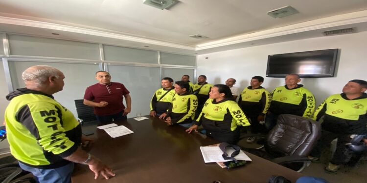 Alcalde Alenis Guerrero juramentó nueva directiva de la línea de mototaxistas San José