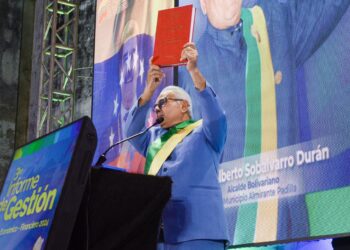 Alcalde Bolivariano Alberto Sobalvarro Duran presentó su tercer informe de gestión