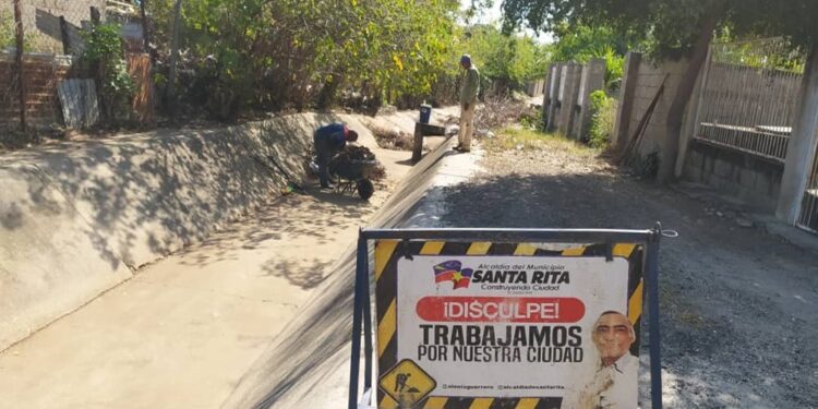 Alcaldía del municipio Santa Rita inició jornada especial de limpieza en la parroquia El Mene