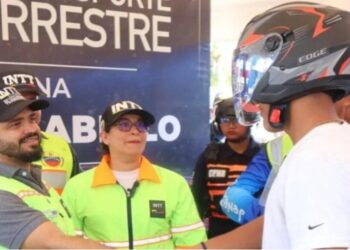 INTT realizó jornada para canjear los cascos Sandoval