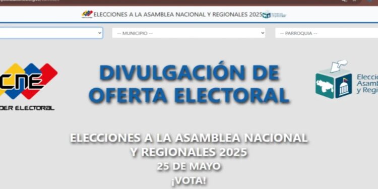 Este es el nuevo sistema de divulgación del CNE