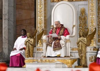 Papa León XIV toma posesión de la Basílica de San Pablo