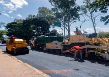 Machiques: Plan Regional de Asfaltado se despliega con la colocación de 17.500 toneladas de pavimento