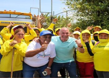Más de 500 toneladas de basura han recolectado cuadrillas del alcalde electo Gian Carlo Di Martino