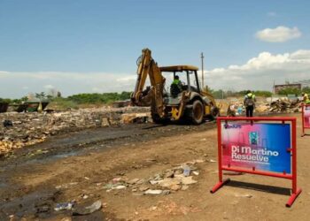 Alcalde Di Martino: “En el Mercado Las Pulgas recolectamos mil toneladas de basura en dos días”