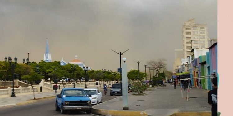 Polvo del Sahara se concentra en la zona costera y central del país