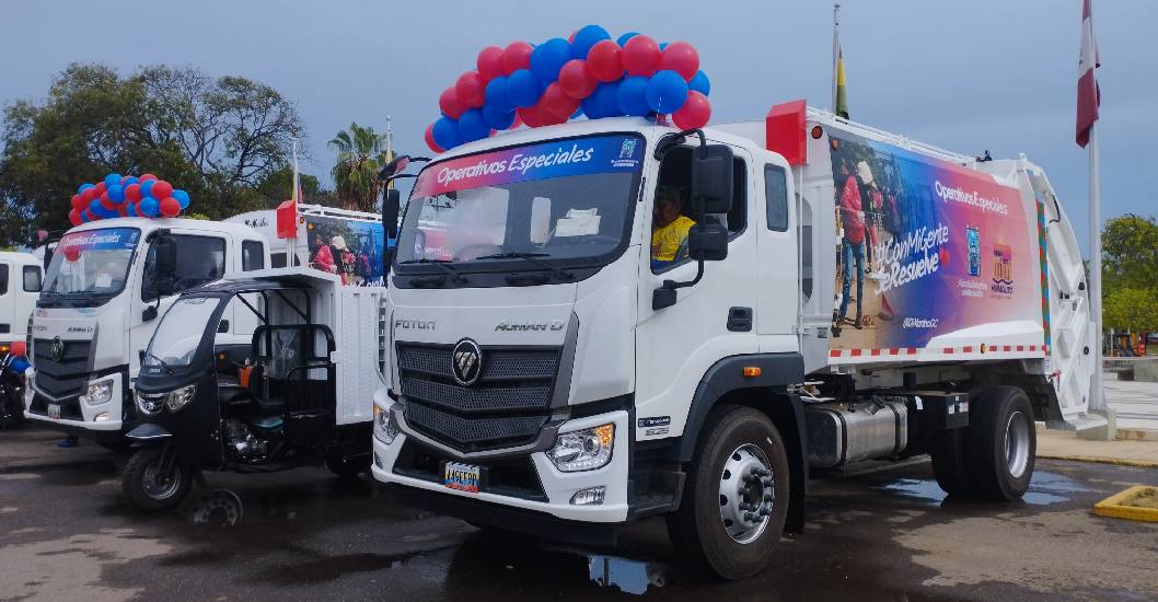 Camiones compactadores se integran al servicio de recolección de basura ¡En el marco de los 496 años de Maracaibo! - Agencia Occidental de Noticias