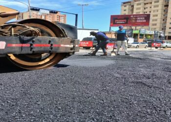 3800 toneladas de asfalto se han aplicado en sentido norte-sur de la avenida Delicias en Maracaibo