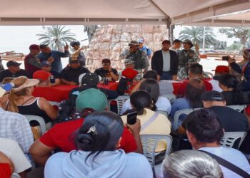 Alcalde Héctor Soto sostuvo encuentro con organismos de seguridad ¡Defensa de la Nación!