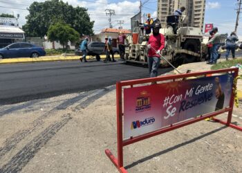 Alcaldía culmina con éxito primera fase del reasfaltado de la Av. Delicias sentido sur-norte