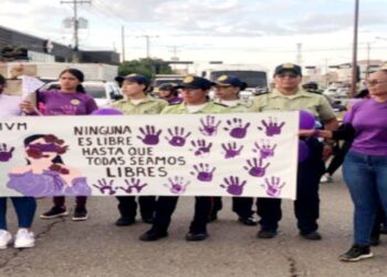 ¡Ni una más! Mujeres Bolivarianas marchan por la vida y la dignidad en la COL