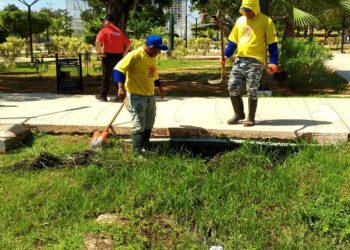 Operativo Vial: Drenajes de la Av. Bella Vista quedan impecables tras limpieza intensiva de la Alcaldía