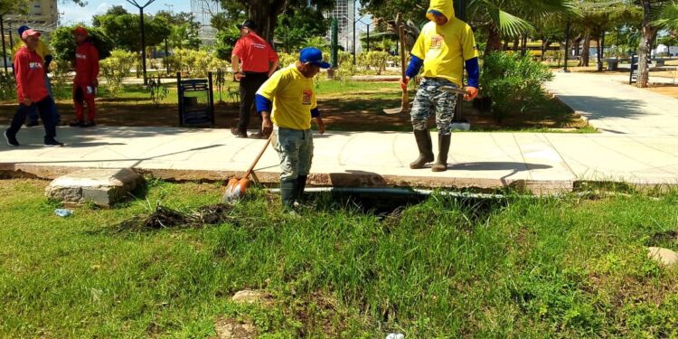 Operativo Vial: Drenajes de la Av. Bella Vista quedan impecables tras limpieza intensiva de la Alcaldía