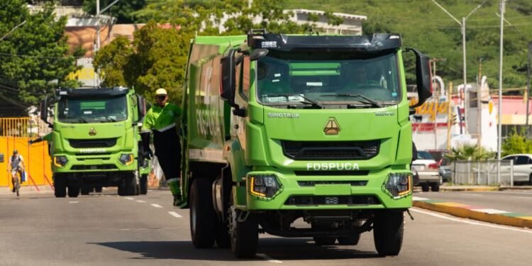 Nuevos compactadores de basura llegan a la ciudad en alianza Alcaldía de Maracaibo y Fospuca