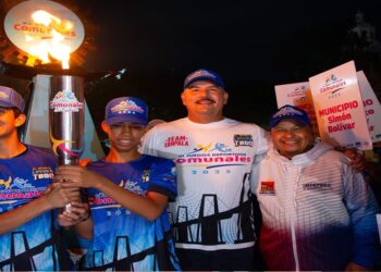 Zulia recibe la antorcha comunal rumbo a los Judenacom 2025