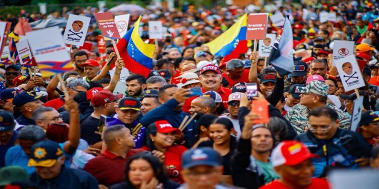 Pueblo zuliano marcha en rechazo al robo de activos venezolanos en el Caribe