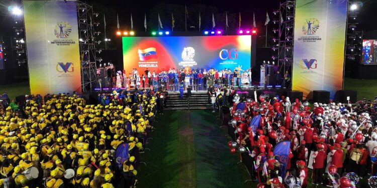Fuerza laboral en movimiento: 8.600 atletas dan inicio a los Juegos Interempresas de Guayana