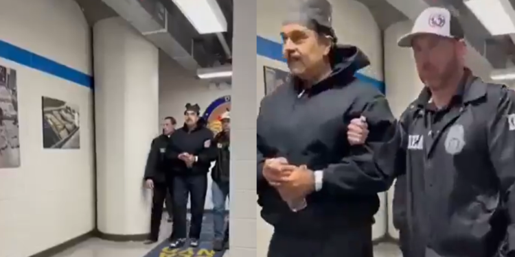 Imágenes de Maduro en la oficina de la DEA