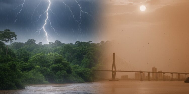 ¡Paraguas en mano! Lluvias con actividad eléctrica afectarán estas regiones y llegada del polvo del Sahara