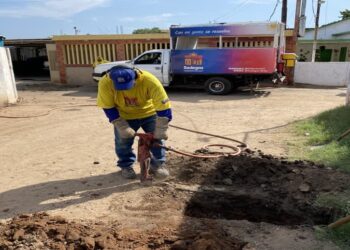 ¡Seguimos trabajando! Sedegas realiza corrección de red de gas en el sector Corito 3 en Cristo de Aranza