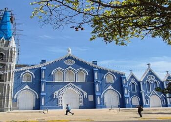 Plan integral de recuperación del casco histórico avanza en la Iglesia Santa Bárbara en Maracaibo