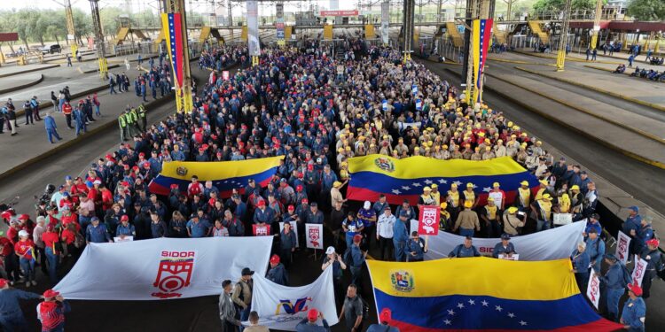 Clase obrera de Guayana rechaza el secuestro del presidente Nicolás Maduro y la primera combatiente Cilia Flores