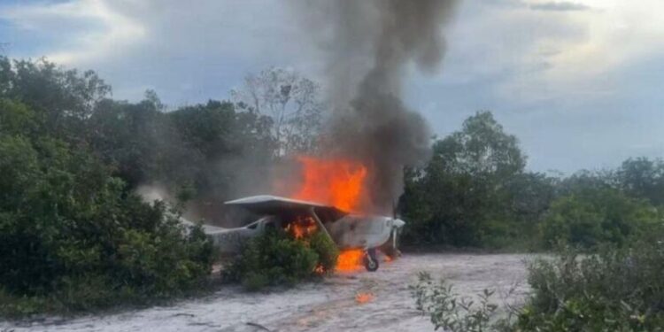 FANB destruye tres aeronaves vinculadas al narcotráfico en el estado Amazonas
