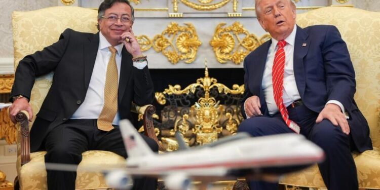Trump y Petro se reúnen en la Casa Blanca