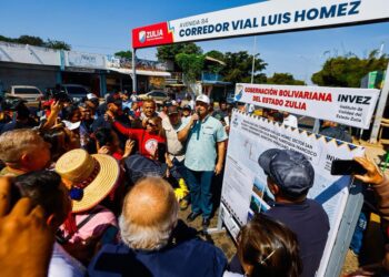 Gobernador Luis Caldera inaugura corredor vial Luis Hómez y Villa Baralt ¡Plan Estadal de Asfaltado!