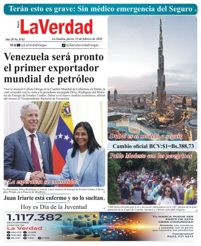 Vea aquí portadas y titulares de algunos periódicos de este jueves 12