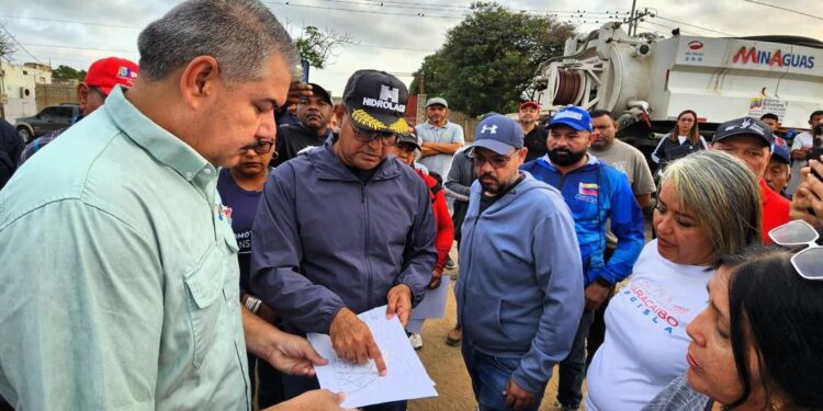 Inician Plan Rector de Atención a las Aguas Servidas y Potable en La Salina y Altos de Jalisco de Maracaibo