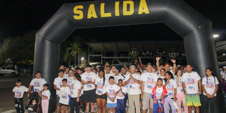 Más de 300 participantes se unieron a la Caminata 7K y Ciclovía en la Vereda del Lago