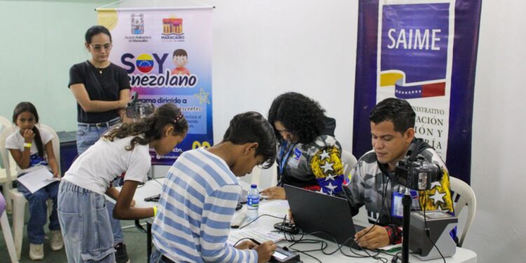 Programa ‘Soy venezolano’ de la Alcaldía de Maracaibo realiza jornada masiva de cedulación infantil ¡Hasta el #13Mar!