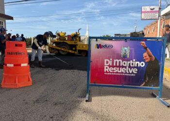Tres mil 572 toneladas de asfalto coloca la Alcaldía en Cumbres de Maracaibo ¡Di Martino inspecciona trabajos!