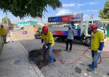 Se ejecutaron trabajos de mantenimiento a la red de gas en la comunidad Padre de la Patria I