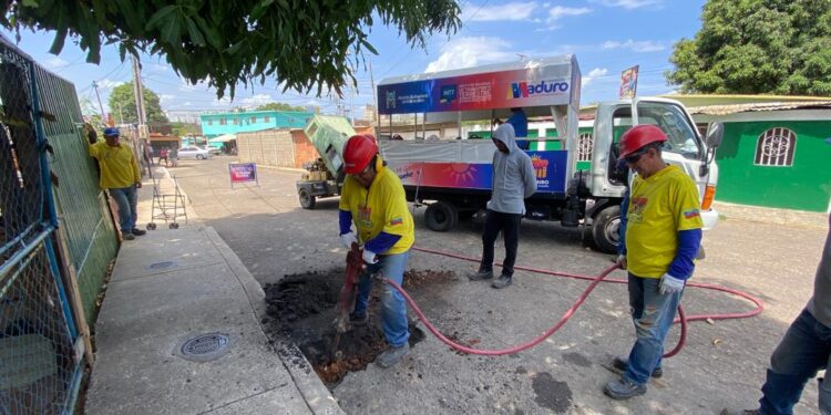 Se ejecutaron trabajos de mantenimiento a la red de gas en la comunidad Padre de la Patria I