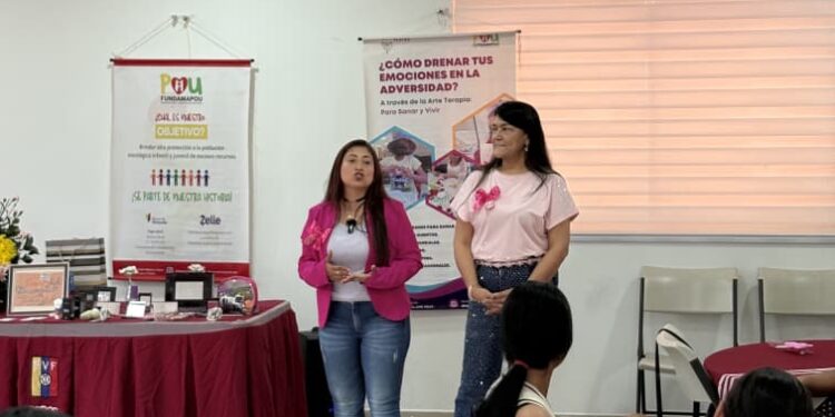 Maquíllate con la Periodista Noyra Soto ¡Capacita a mamás de pacientes oncológicos!