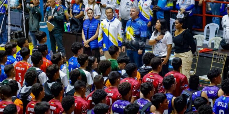 Gobernador Caldera inaugura clasificatorio de voleibol a los Juegos Deportivos Nacionales Juveniles